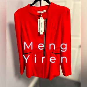 Meng Yiren vintage red jacket
